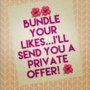Bundle and save for private price!!!!